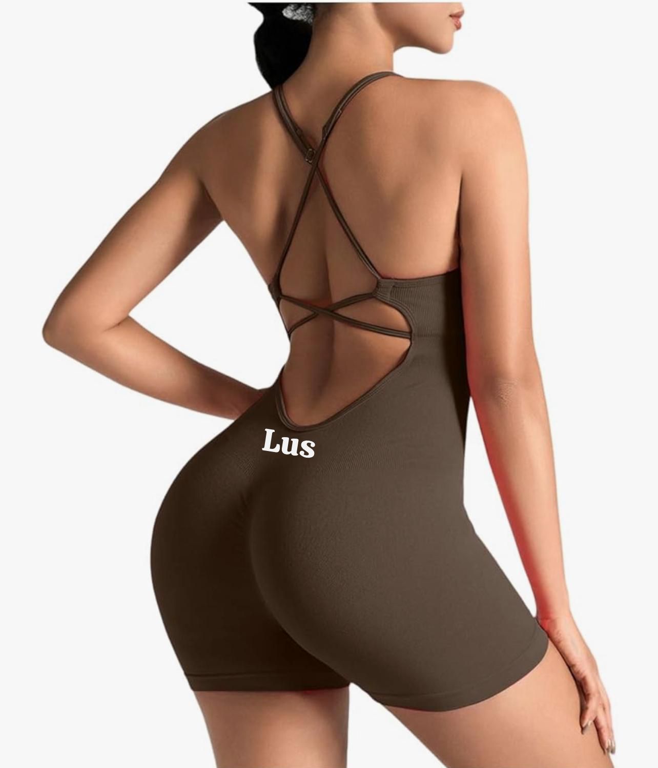 Solid Women Jumpsuit Skinny Short High Elasticity Nylon
Bodysuit Yoga Sports Workout
Gym One Piece