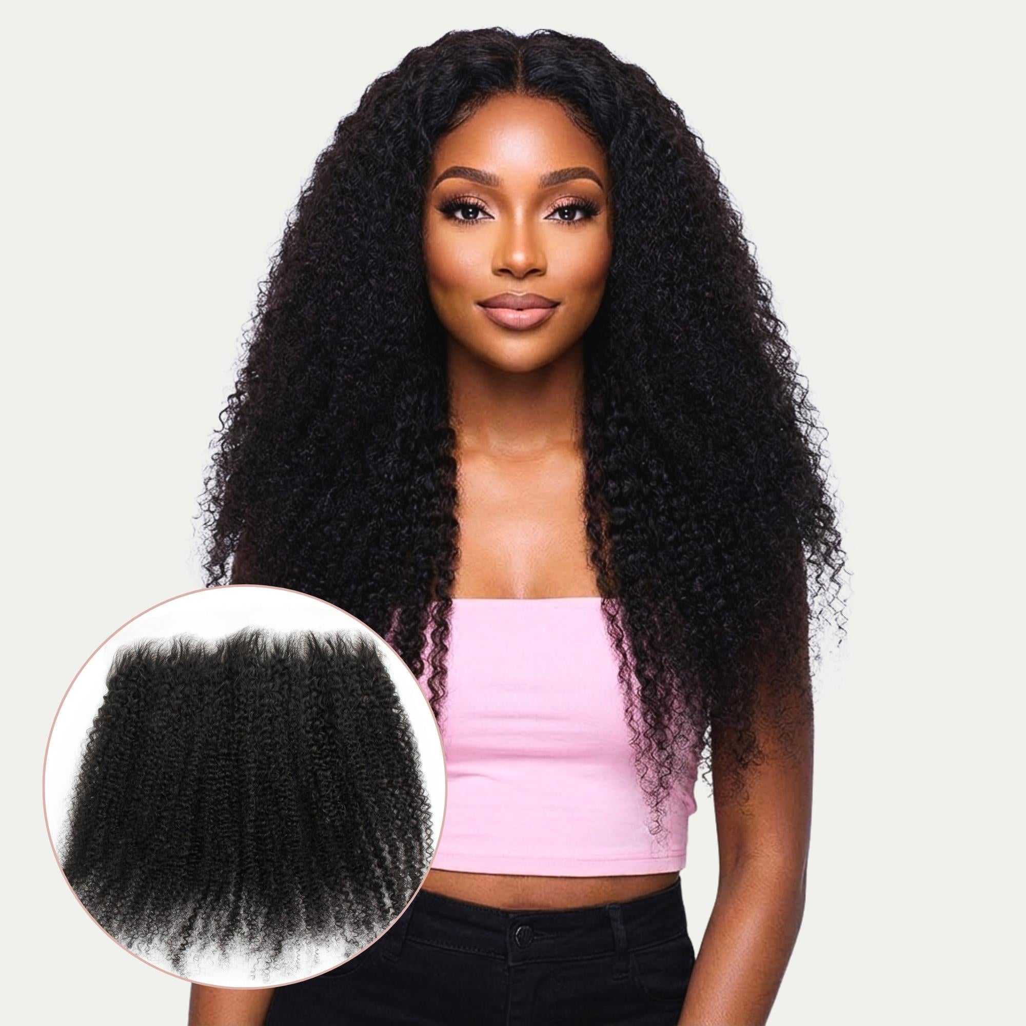 Afro Kinky 13x6 HD Lace Human Hair Frontal