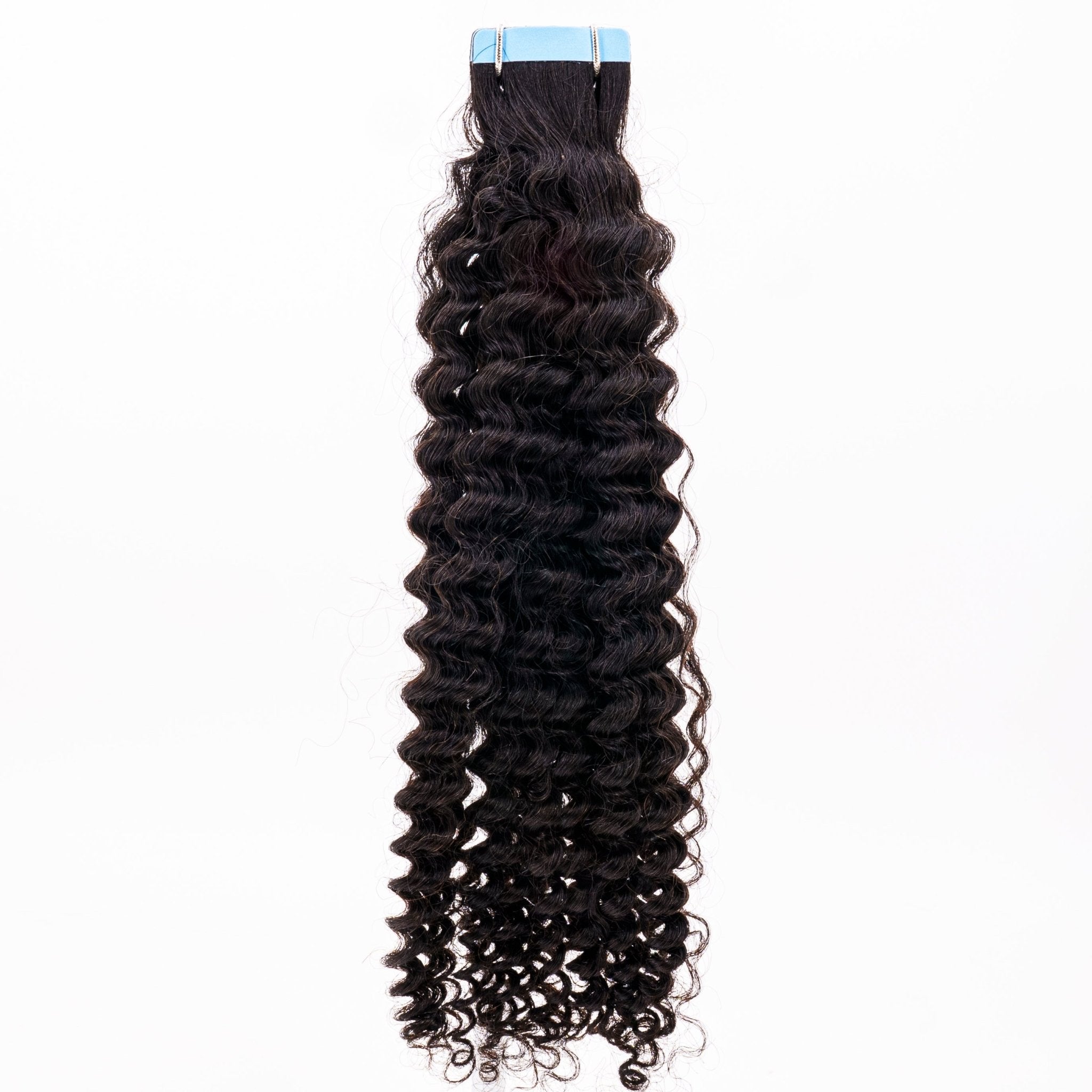 Afro Kinky Curly 100% Human Hair Tape In Extensions