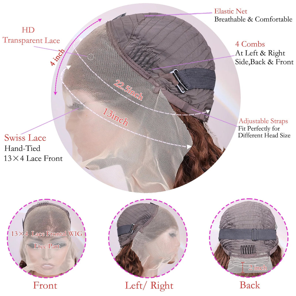 Deep Wave Lace Front Human Hair Wig