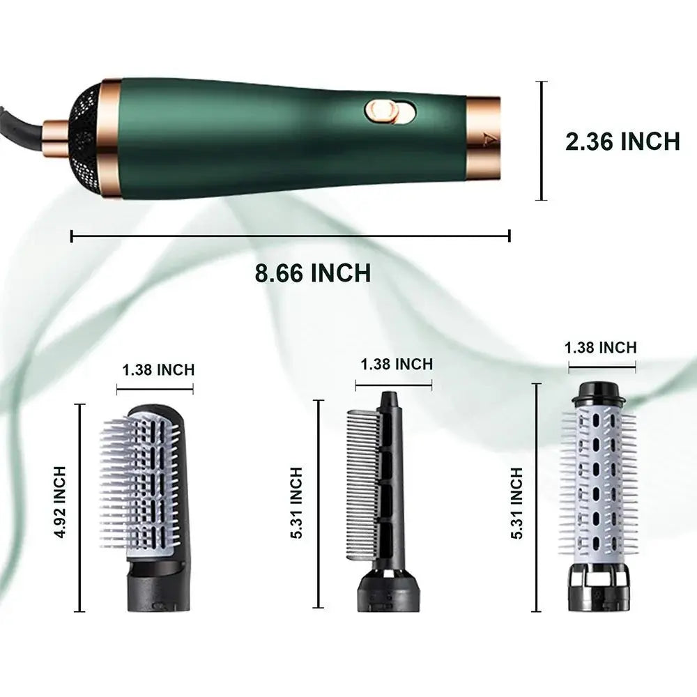 3-in-1 Hair Styling Tool with 110000 RPM Air Brush, Negative Ion Hair Care Dryer, Multifunctional Hair Styling Comb for Blow Dry