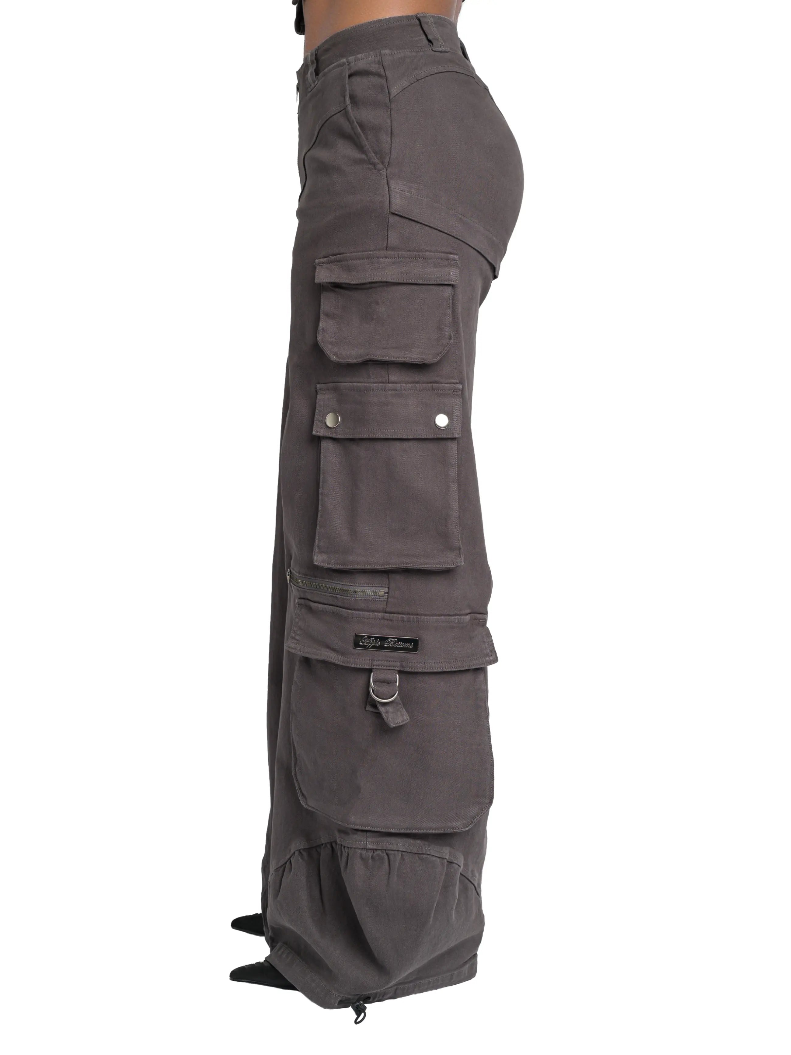 Low Rise Stretch Twill Cargo Pant