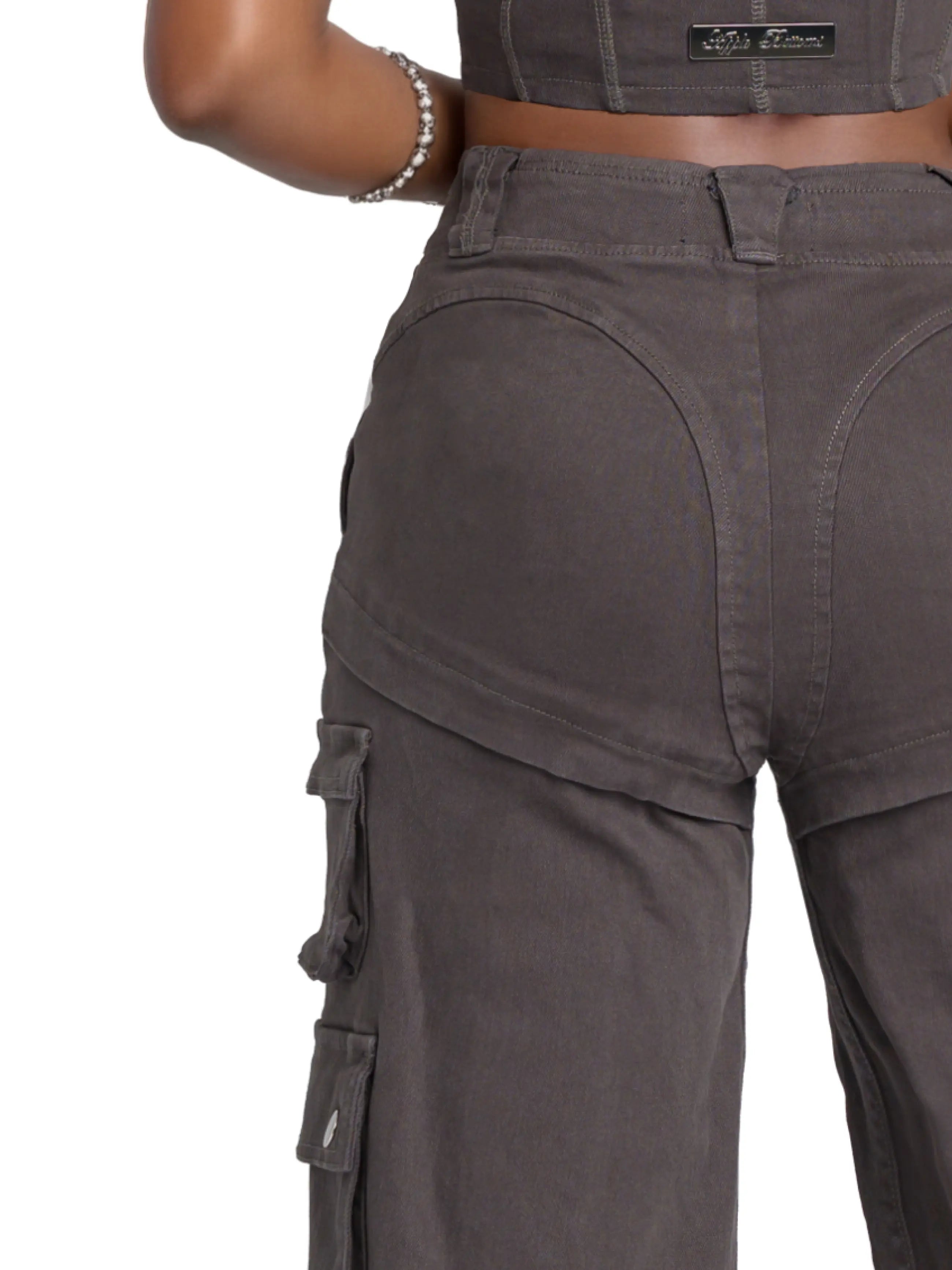 Low Rise Stretch Twill Cargo Pant