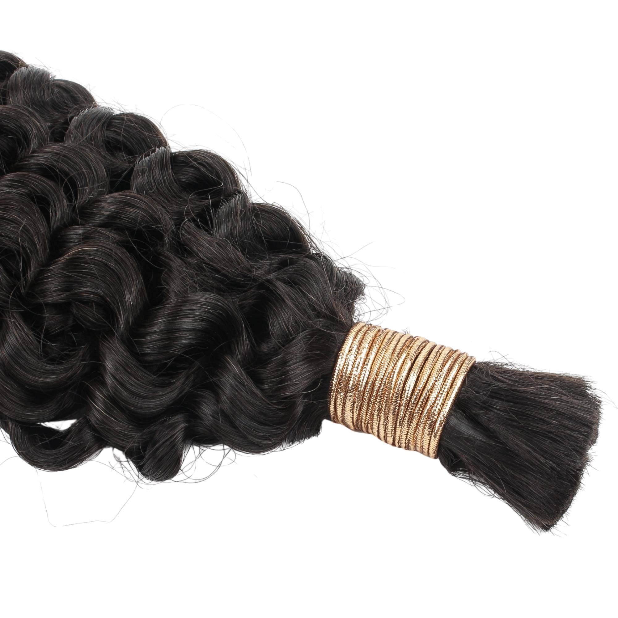 Water Wave Bulk 100% Human Braiding Hair